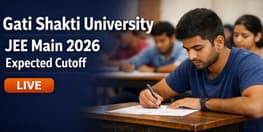 Gati Shakti University Vadodara JEE Main expected cutoff rank 2026